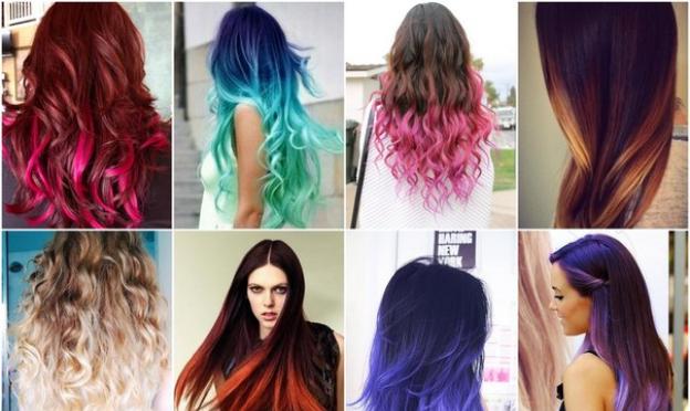 Ombre coloring options for dark hair